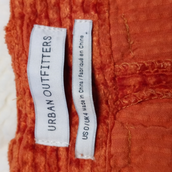 Urban Outfitters Orange Pants Size 0 - Picture 4 of 6